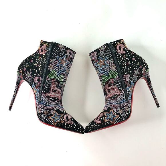 Christian Louboutin So Kate Starlight Crystals Studded Limited Edition Booty 40 - Picture 9 of 13